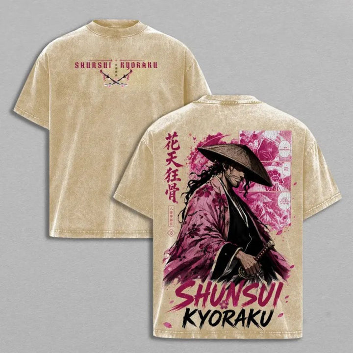 Shunsui Kyōraku Vintage Washed T-Shirt