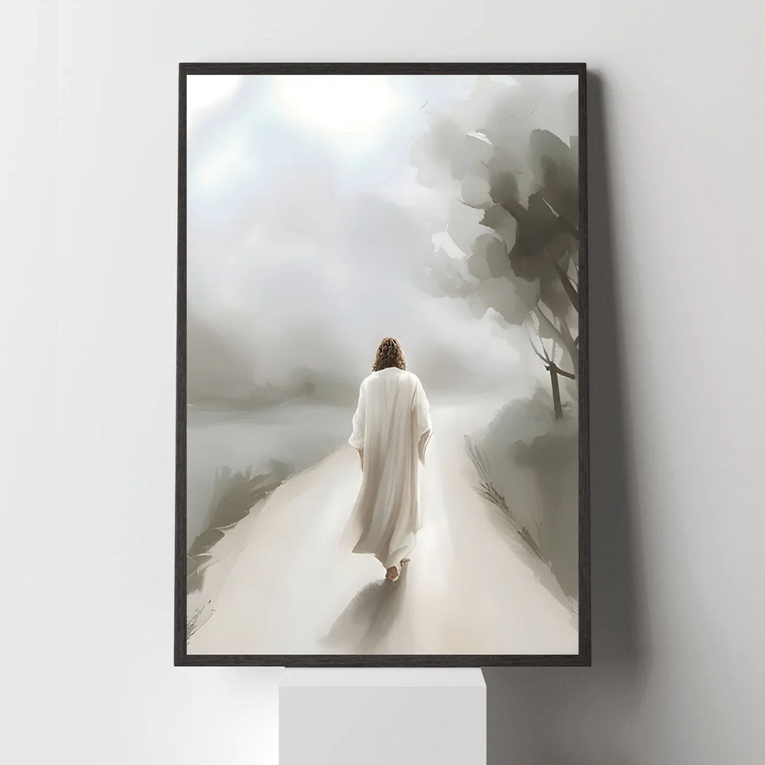 Walking with Jesus Canvas