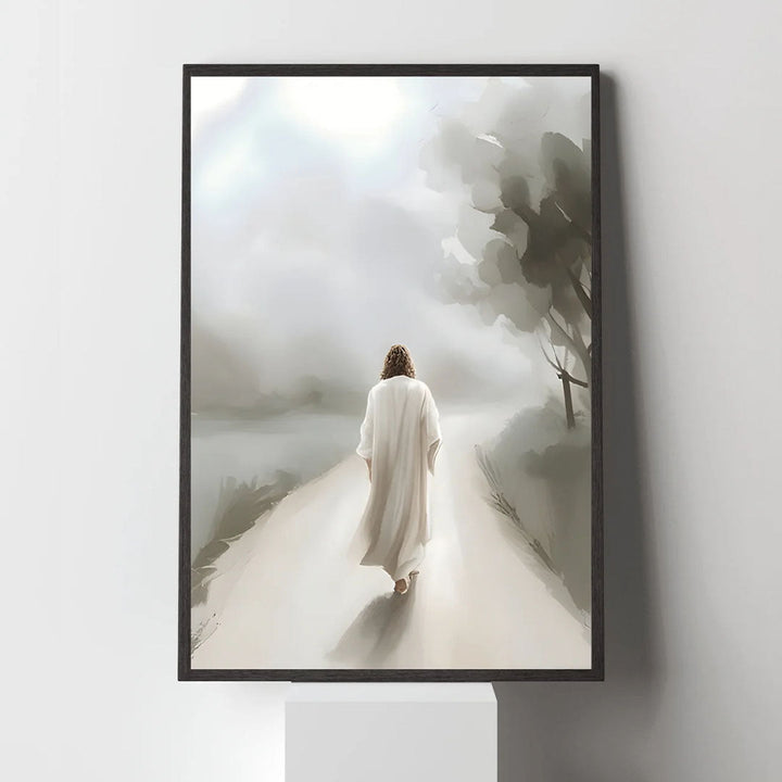 Walking with Jesus Canvas
