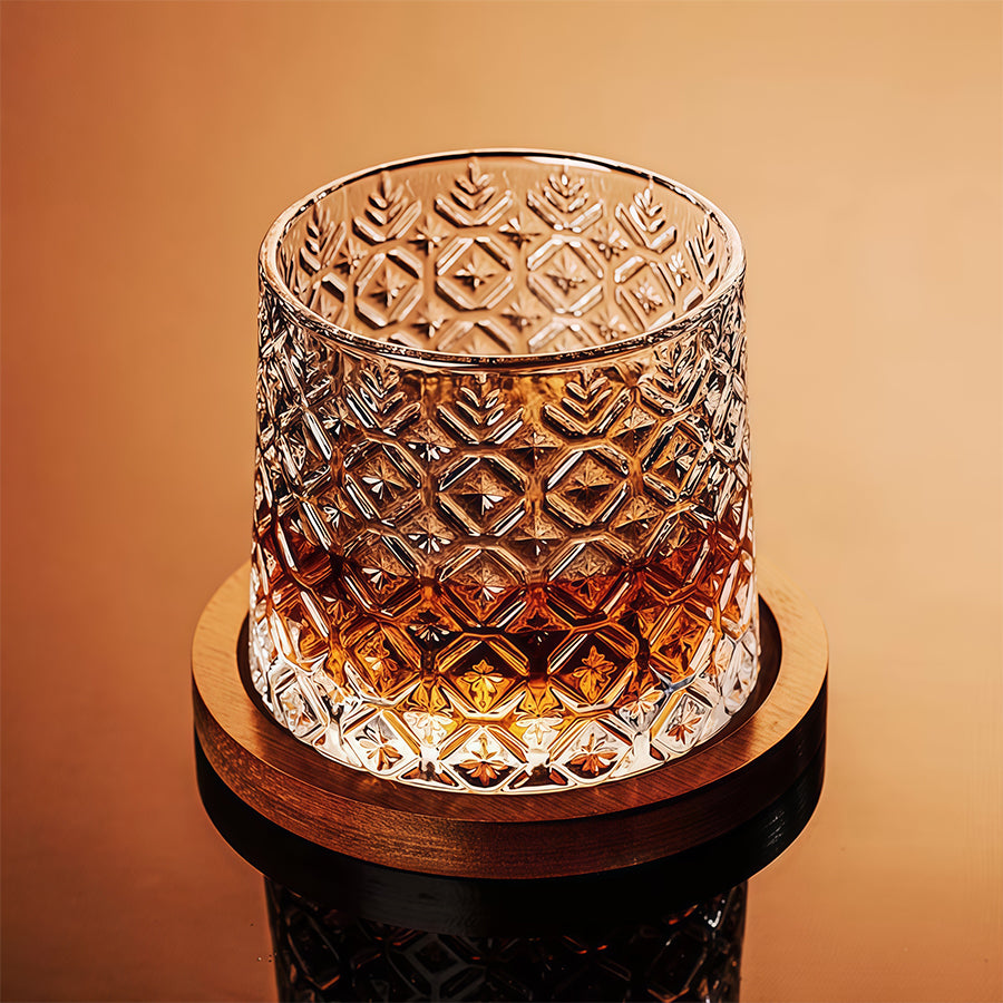 Luxe Wave Crystal Drinkware