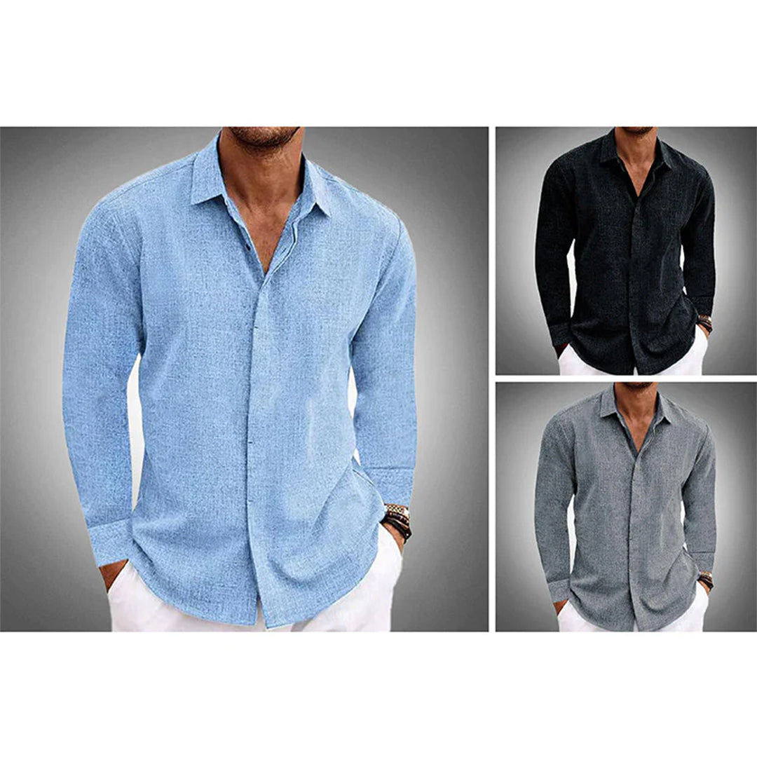 Giovanni Roma Linen Shirt