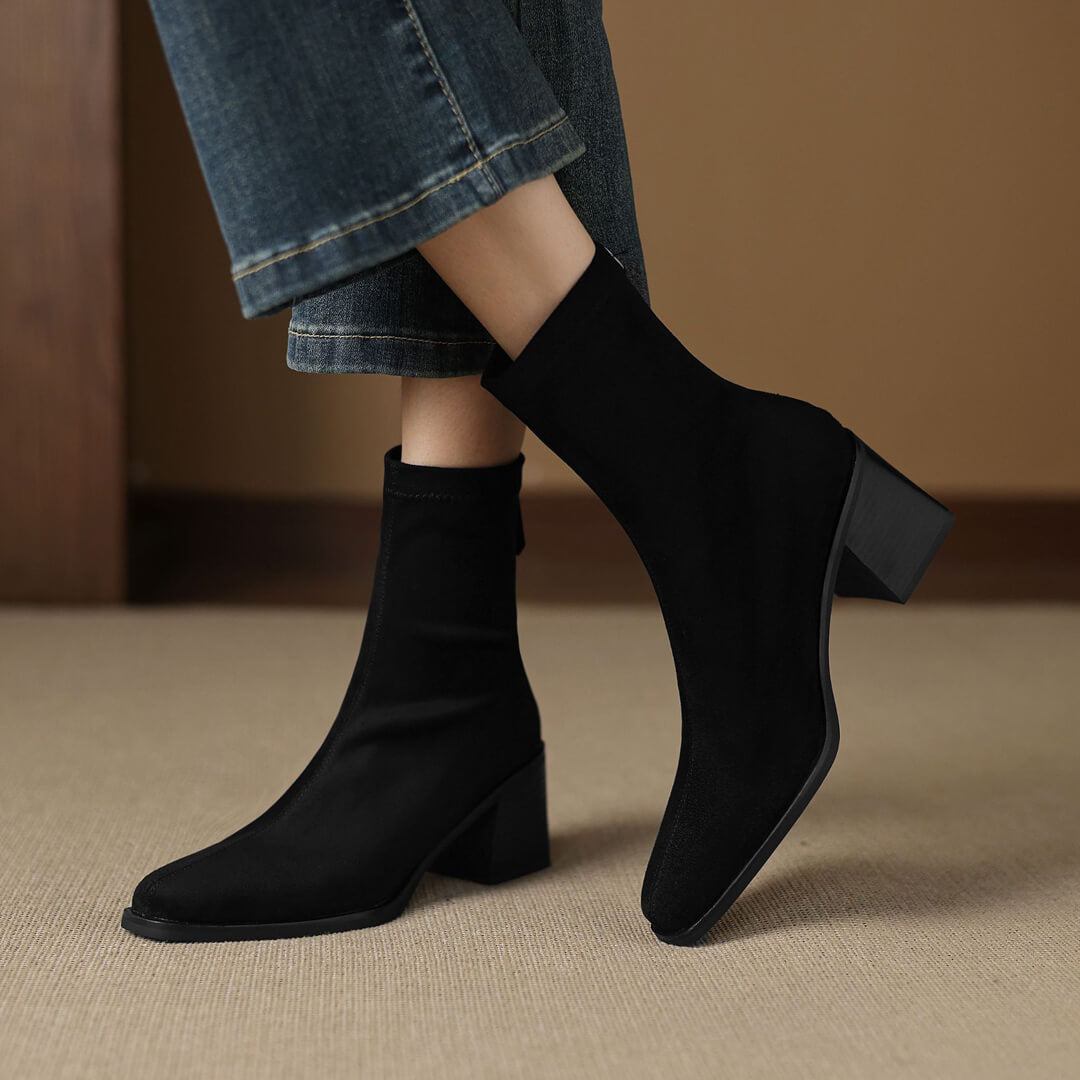 Marvia Genuine Suede Boots
