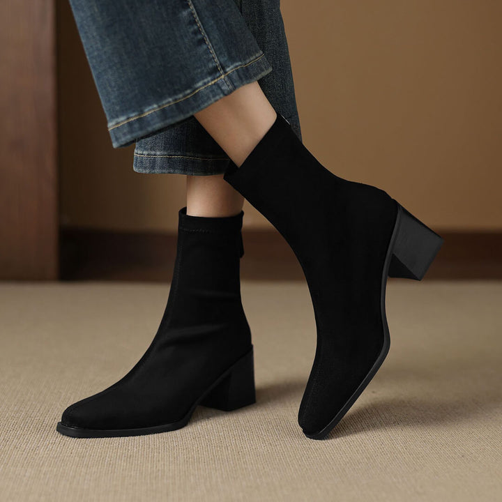 Marvia Genuine Suede Boots