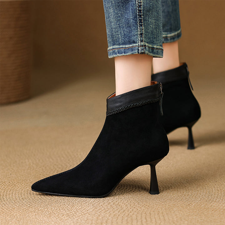 Seriva Genuine Suede Ankle Boots