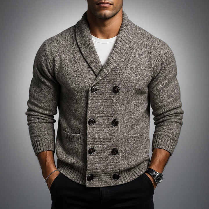 Renzo Double-Breasted Cardigan