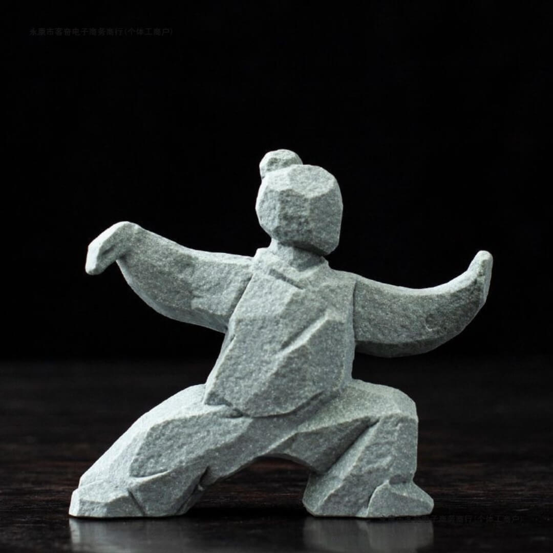Tai Chi Flow Stone Figurines