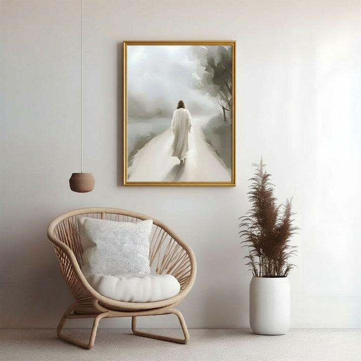 Walking with Jesus Canvas