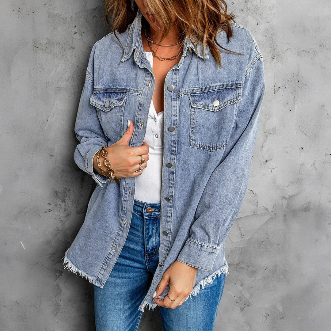 Cleo Washed Denim Jacket