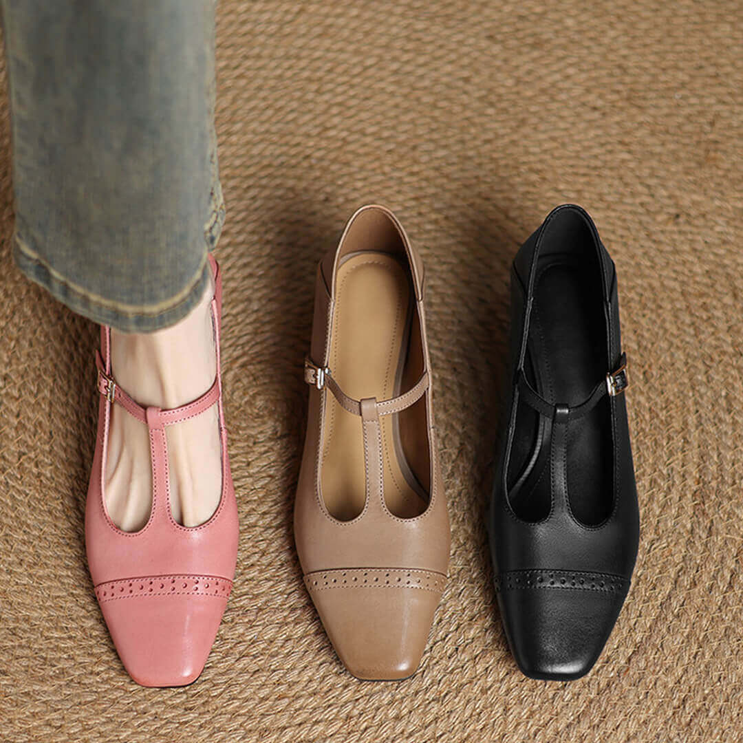 Marien Genuine Leather Flats