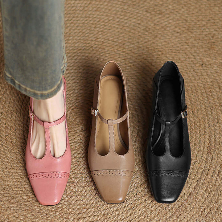 Marien Genuine Leather Flats