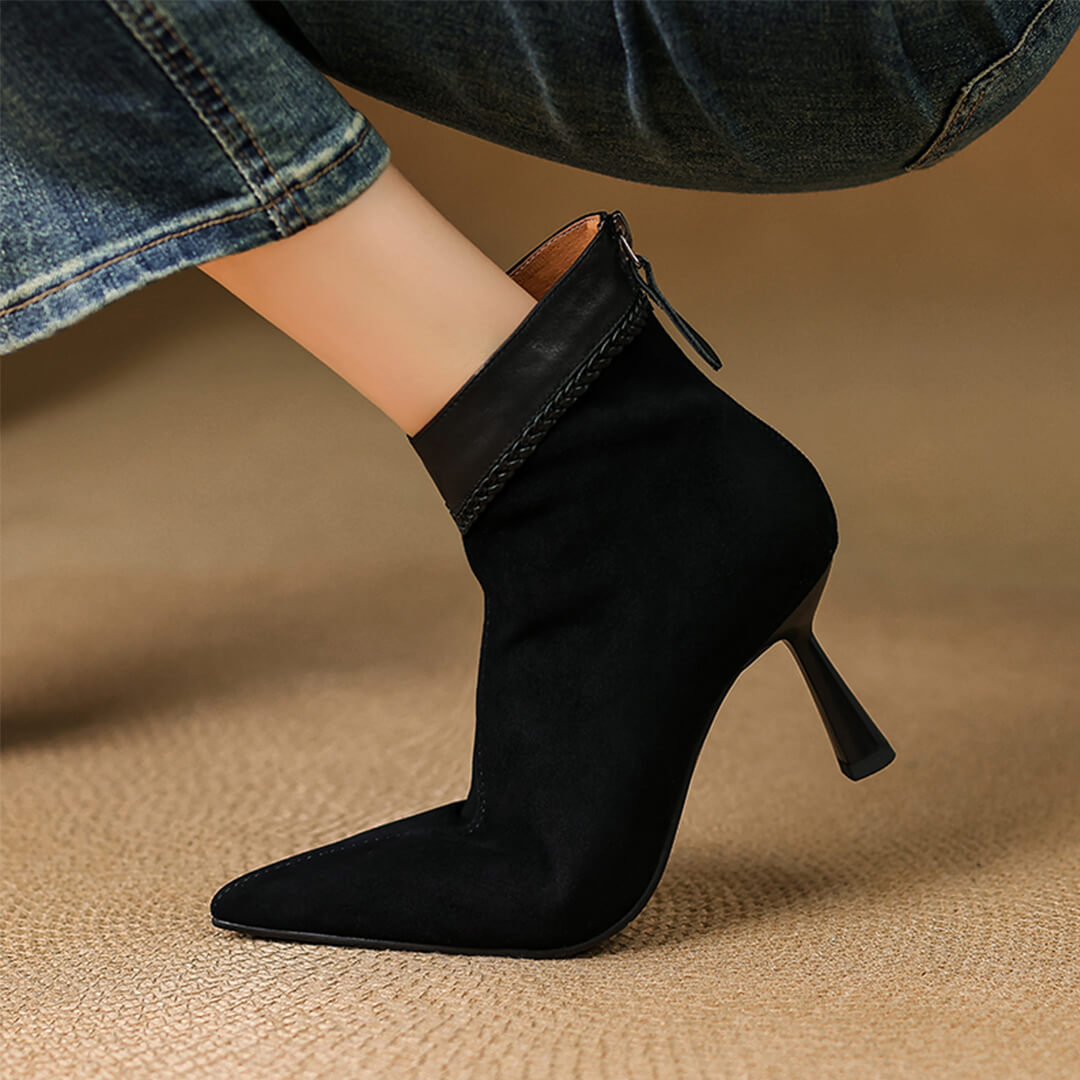 Seriva Genuine Suede Ankle Boots