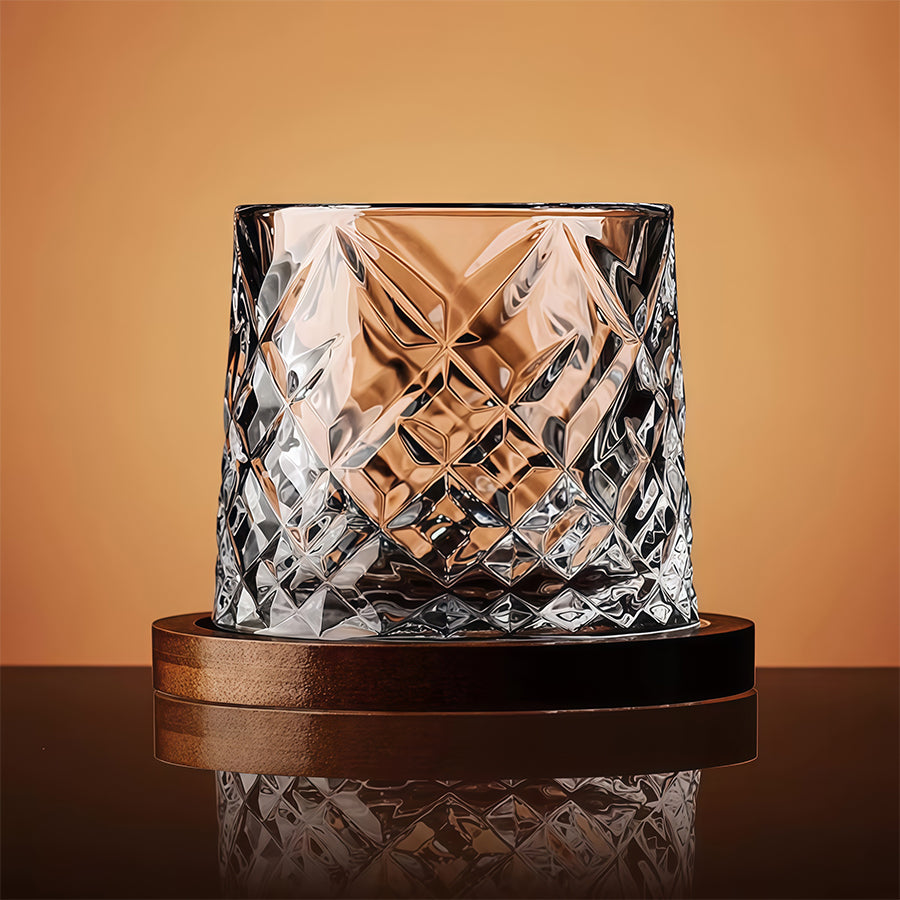 Luxe Wave Crystal Drinkware