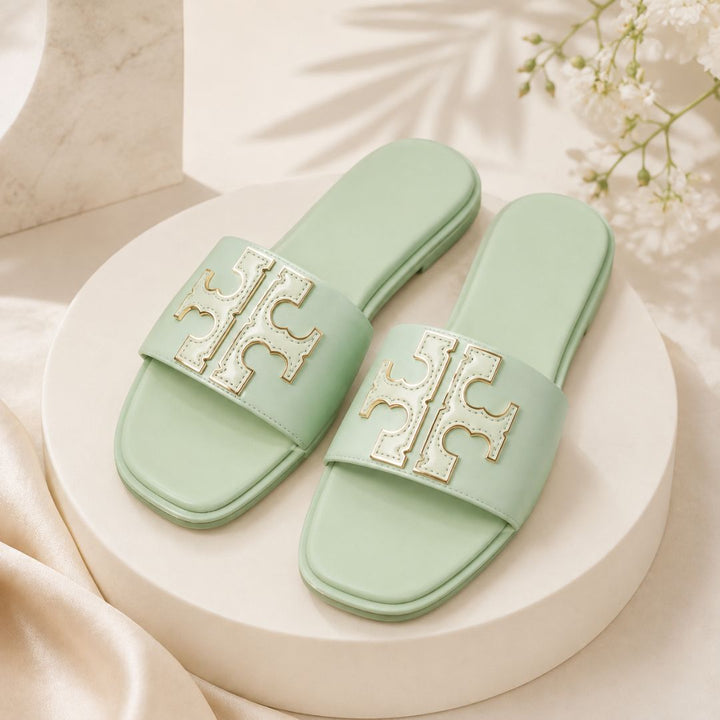 Tory Burch Double T Sport Slide
