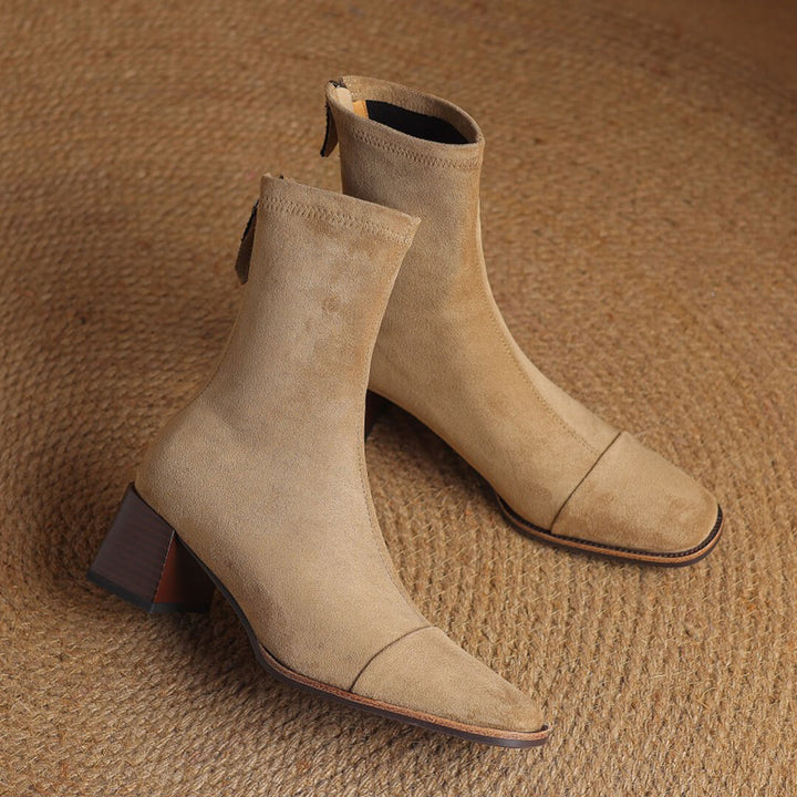 Amira Genuine Suede Boots