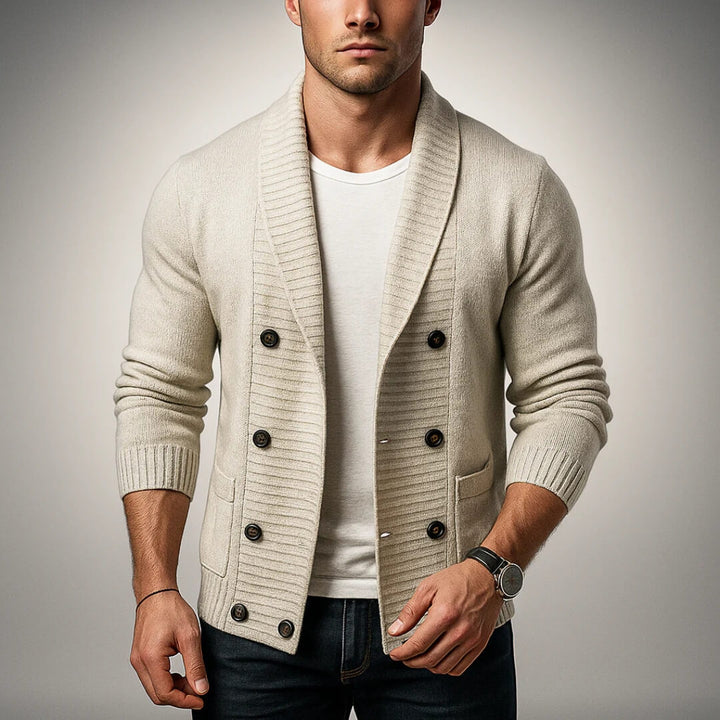 Renzo Double-Breasted Cardigan