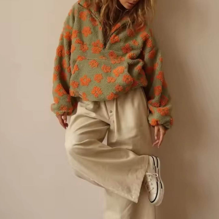 Boho Blossom Fleece
