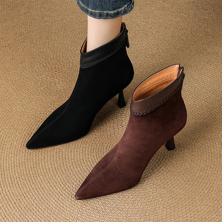Seriva Genuine Suede Ankle Boots