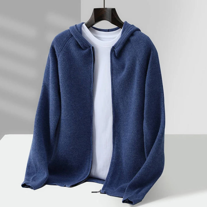 Valerio Cashmere Zip Hoodie
