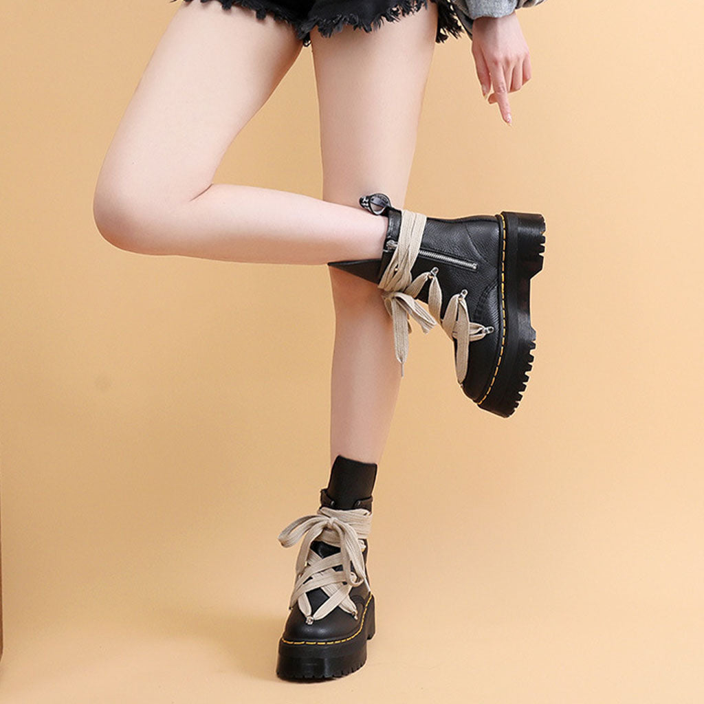 1460 Quad Sole Megalace Boots