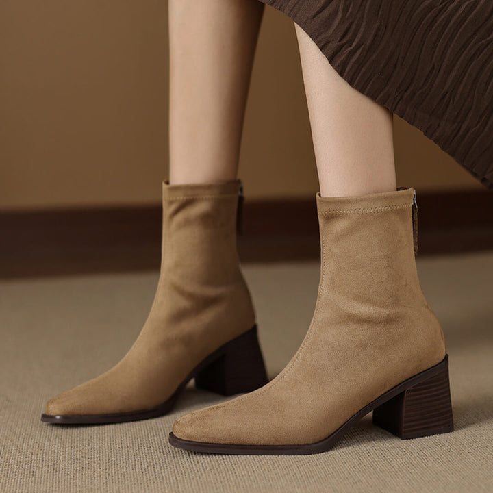 Marvia Genuine Suede Boots