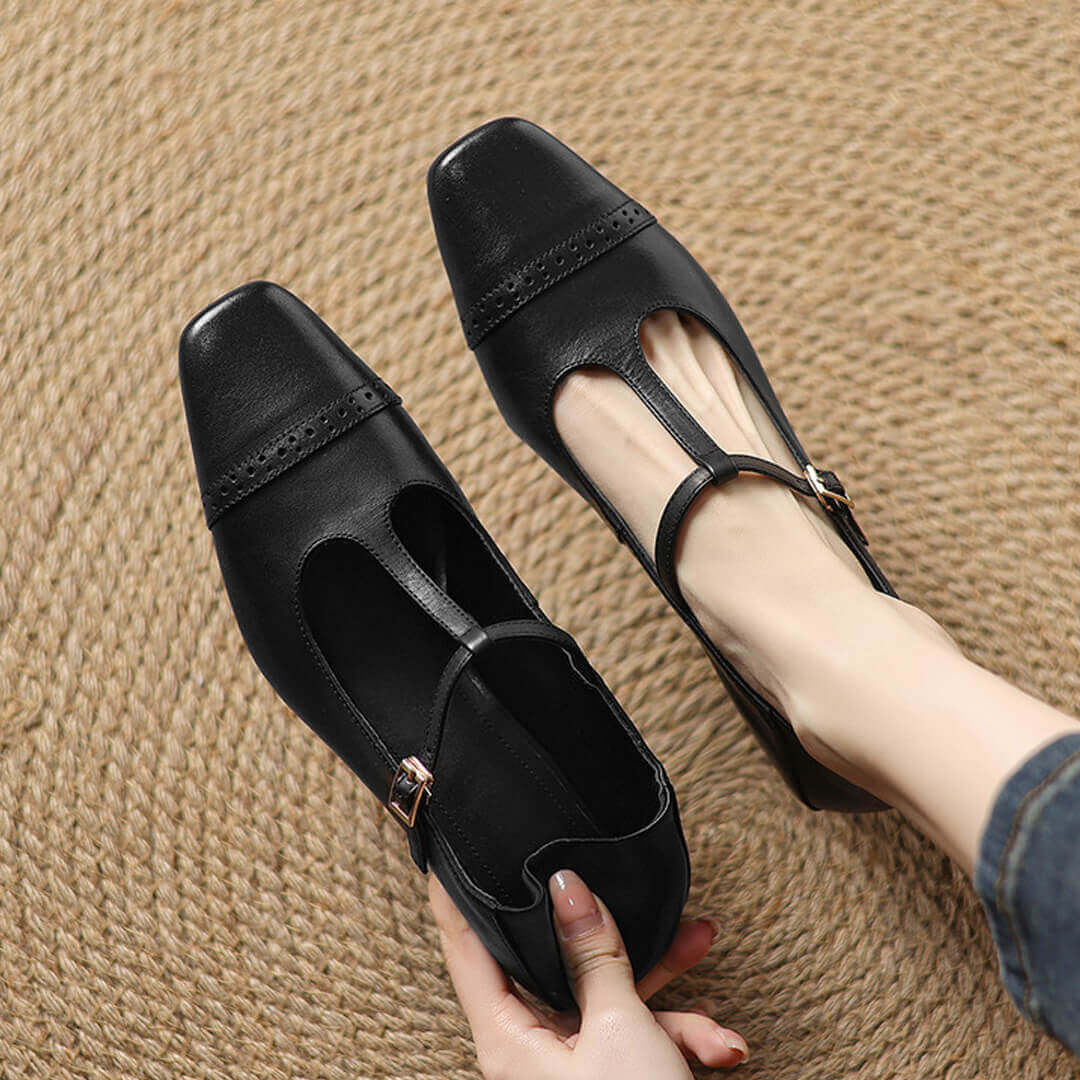 Marien Genuine Leather Flats