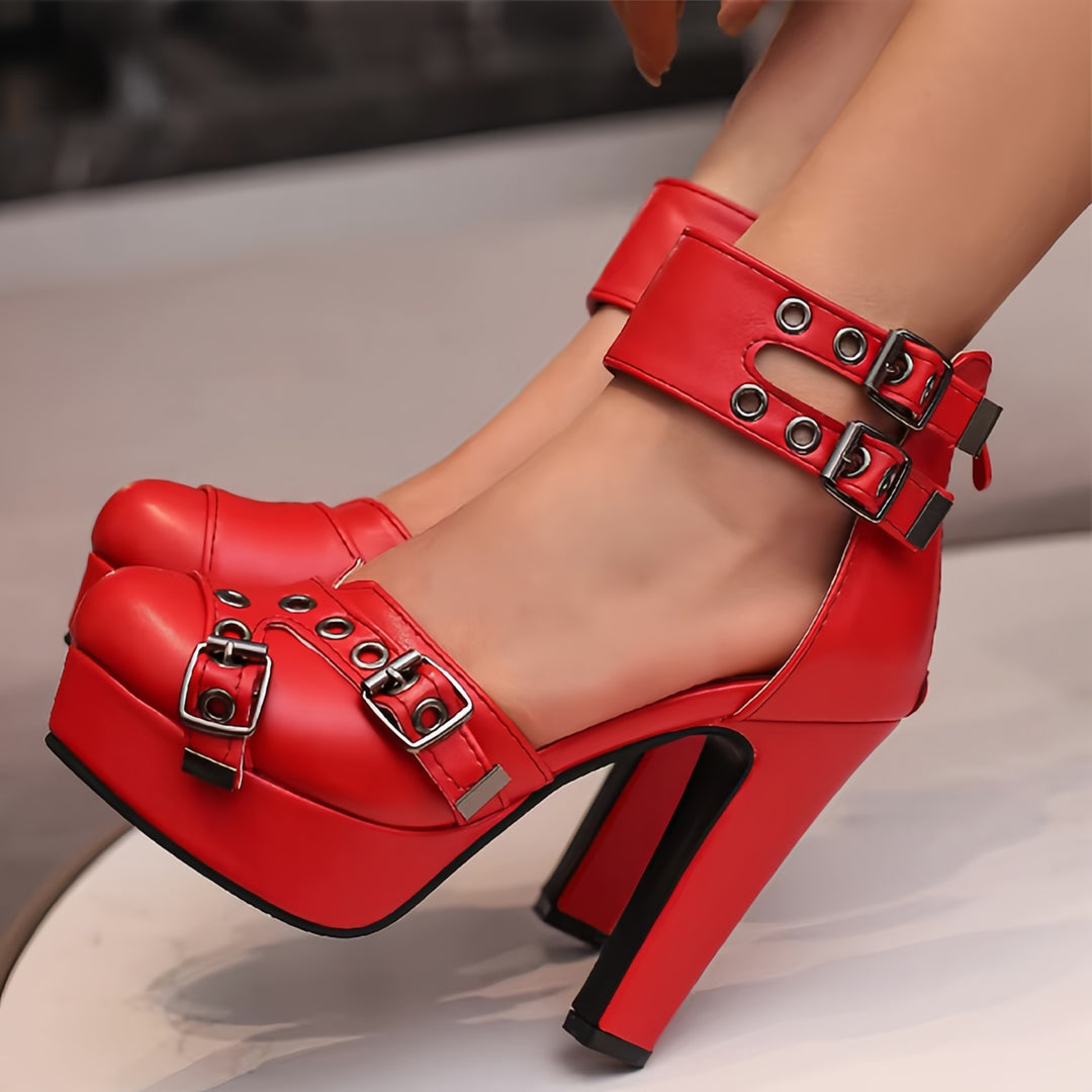 Eclipse Strap Heels