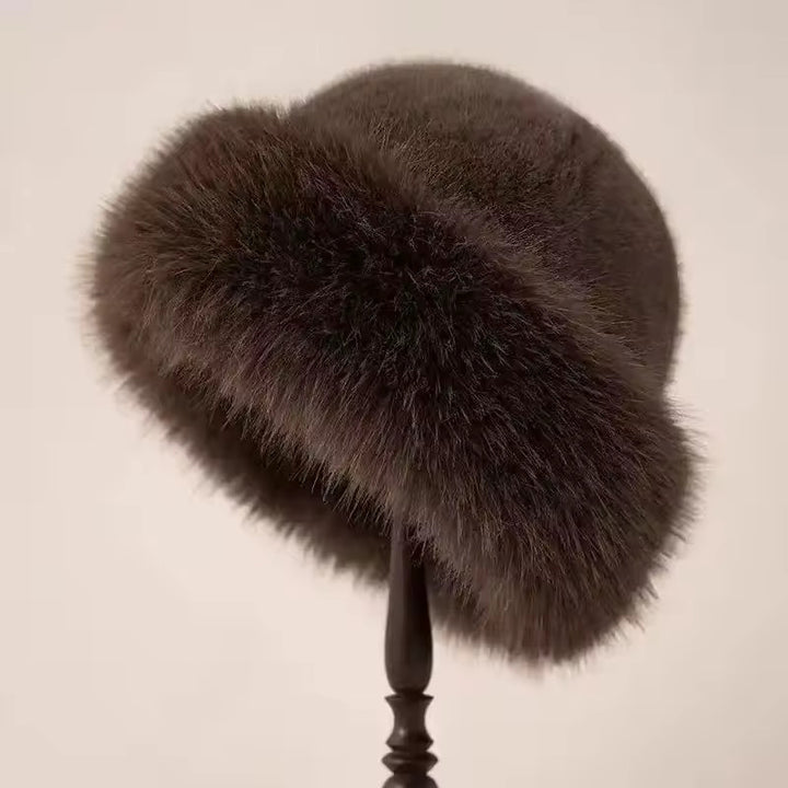 "Brown Aurora" Fur Hat