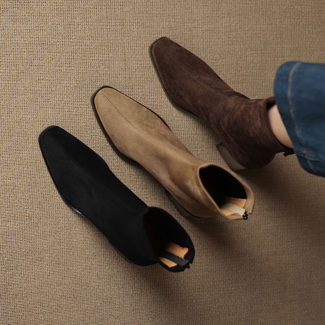 Marvia Genuine Suede Boots