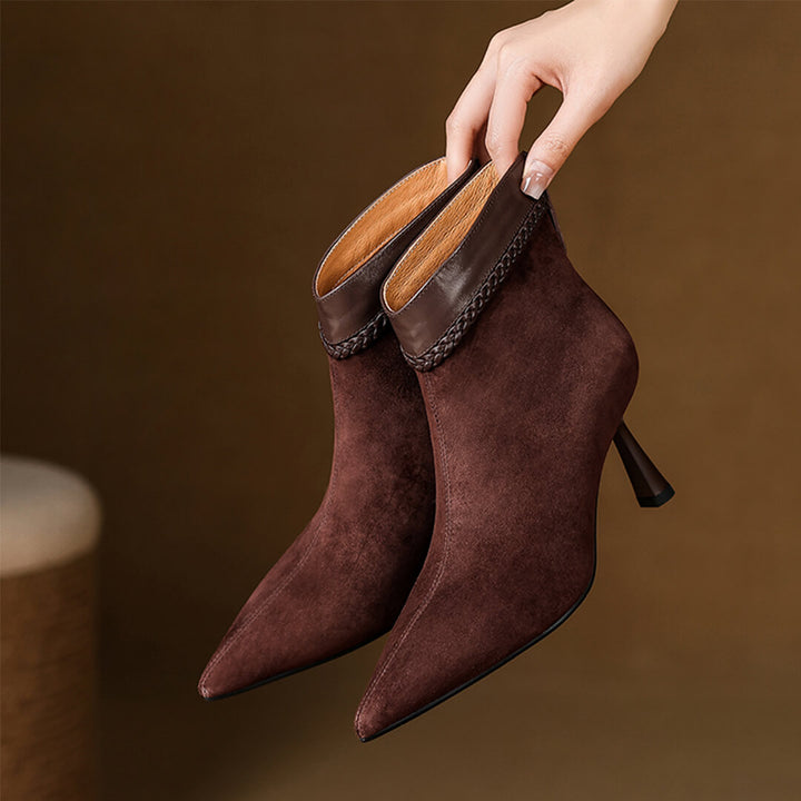 Seriva Genuine Suede Ankle Boots