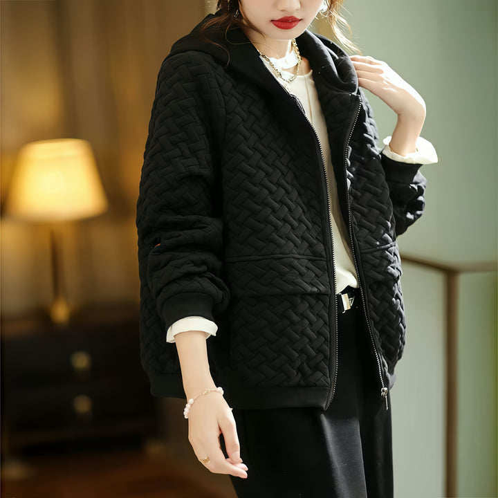 Averie Quilted Hoodie