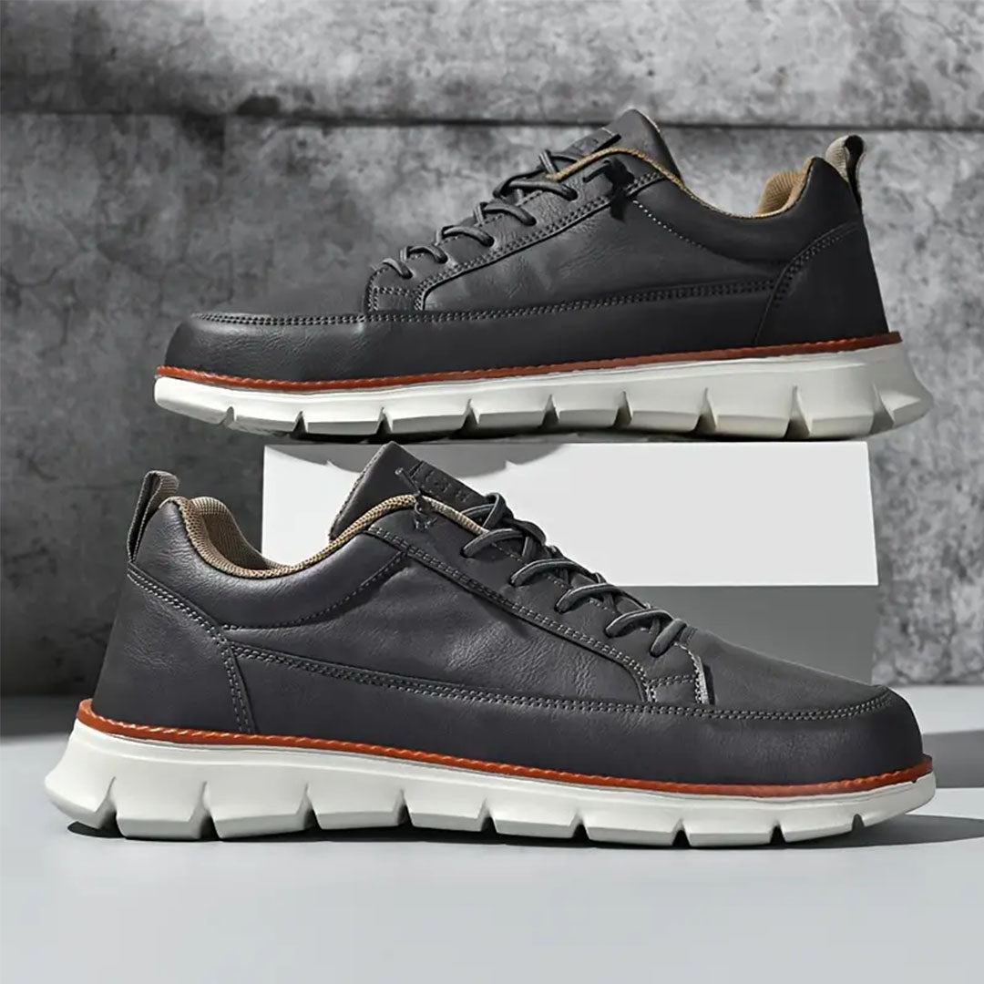 Axton Leather Flex Sneakers