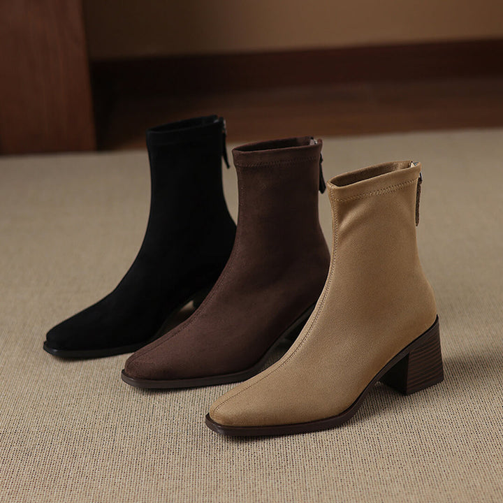 Marvia Genuine Suede Boots