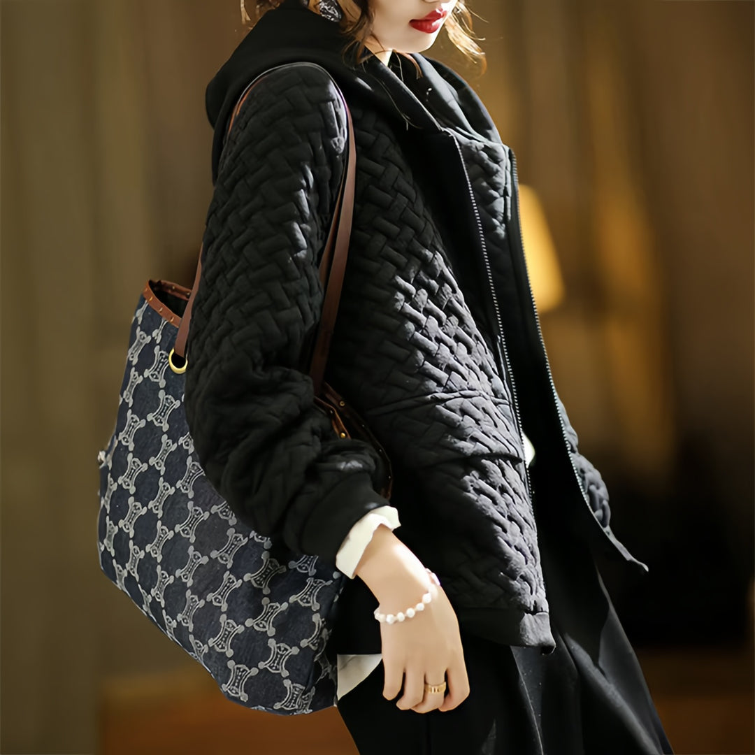 Averie Quilted Hoodie