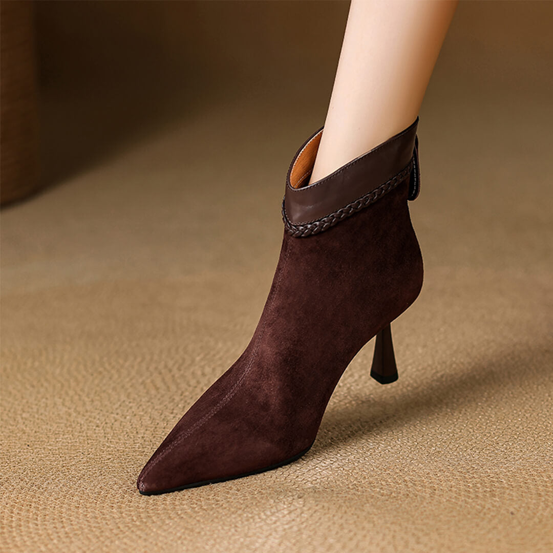 Seriva Genuine Suede Ankle Boots