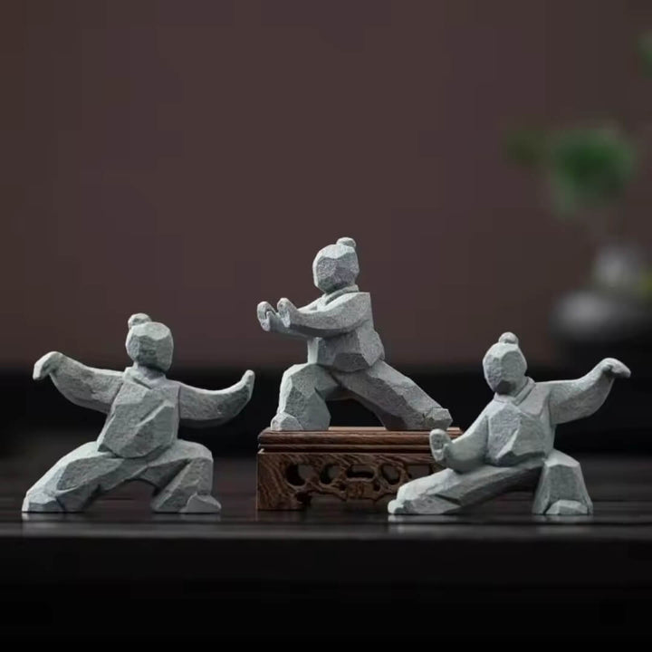 Tai Chi Flow Stone Figurines