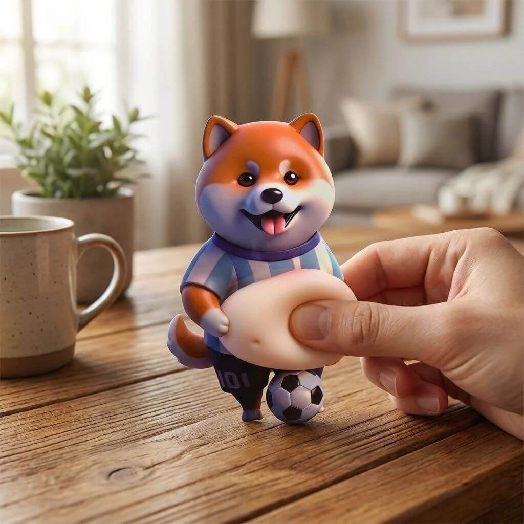 Chubby Shiba Silicone Sticker