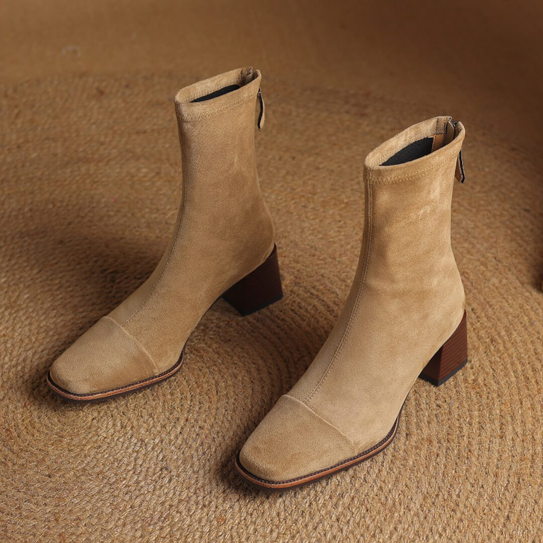 Amira Genuine Suede Boots