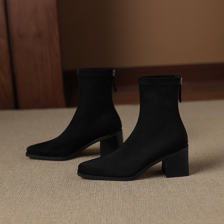Marvia Genuine Suede Boots