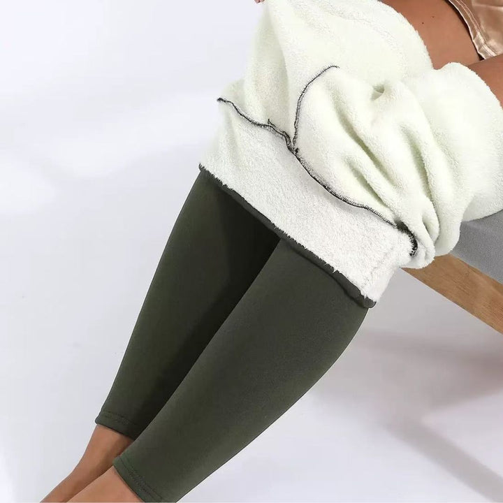 High-Waist Thermal Fleece Leggings