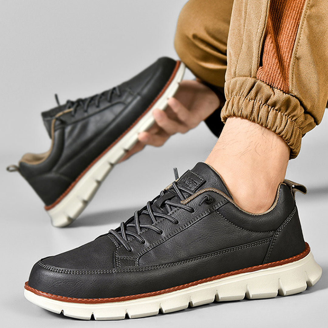 Axton Leather Flex Sneakers