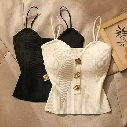 Virella Cropped Knit Top