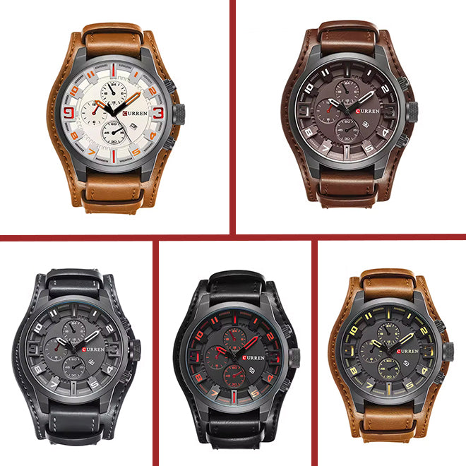 Timberline Leather Timepiece