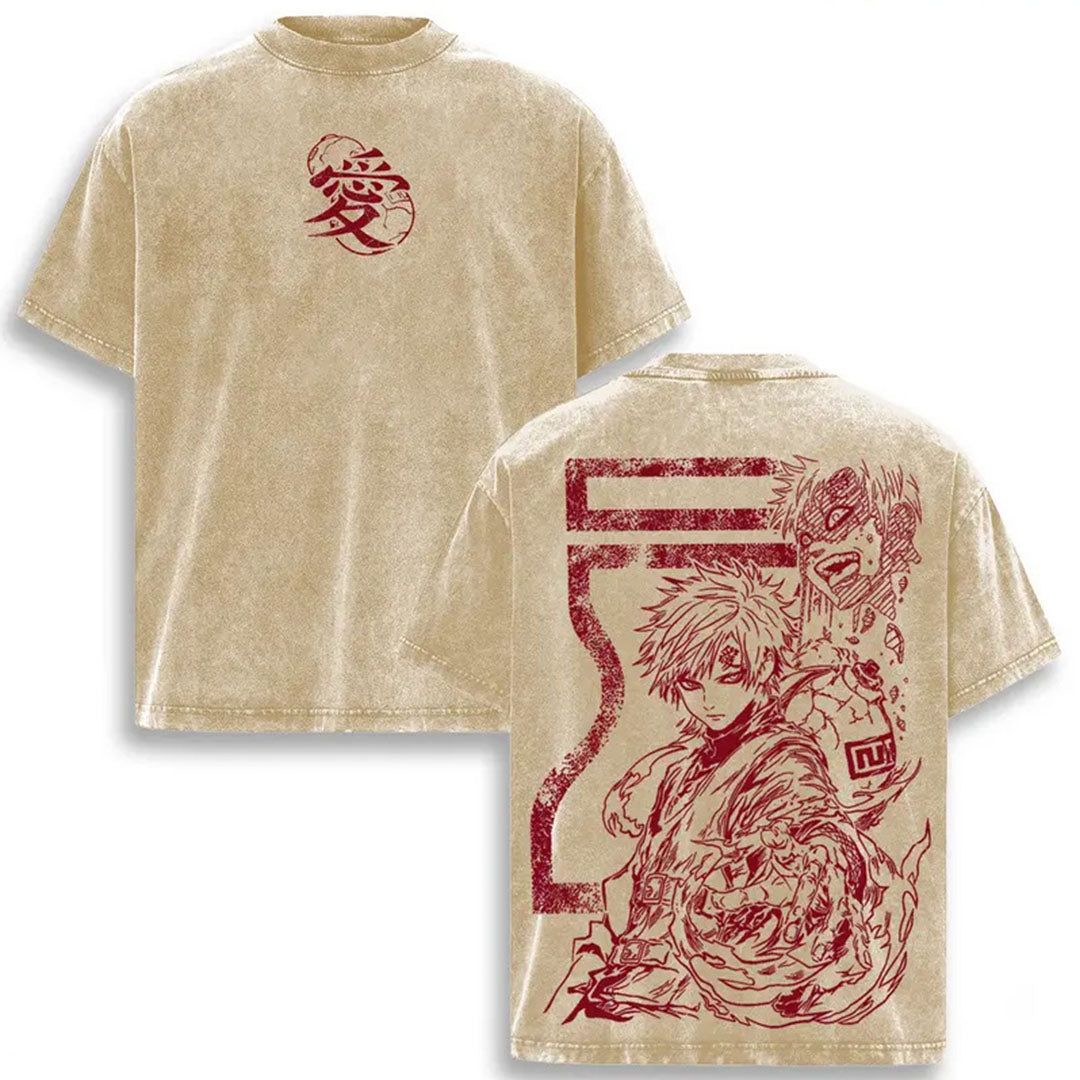 Gaara Kazekage Washed T-Shirt