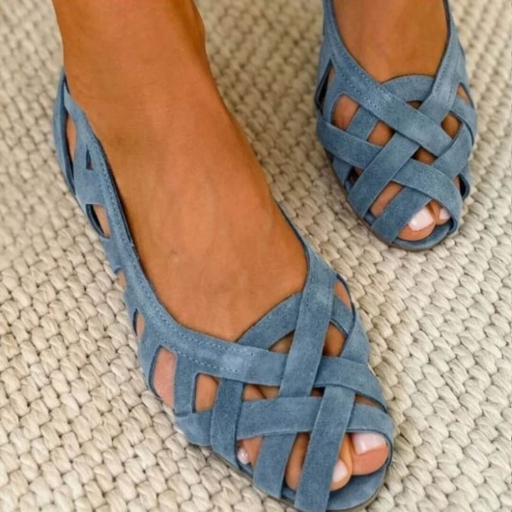 Sperlonga Cutout Flat Women’s Sandals