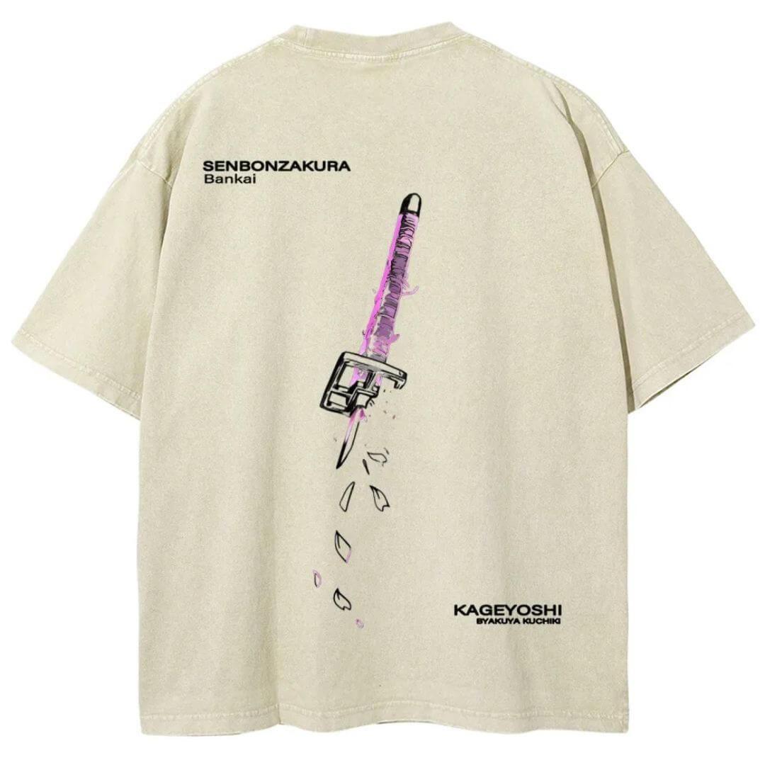 Bleach Unisex Fit Washed T-Shirt