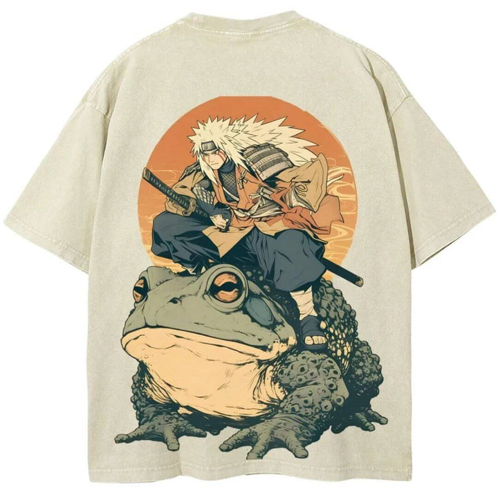 Naruto Jiraiya & Gamabunta Washed T-Shirt