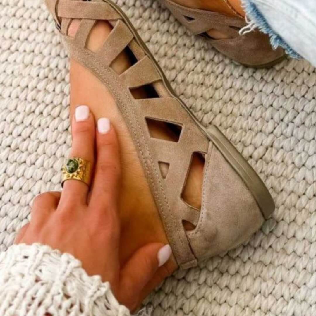 Sperlonga Cutout Flat Women’s Sandals
