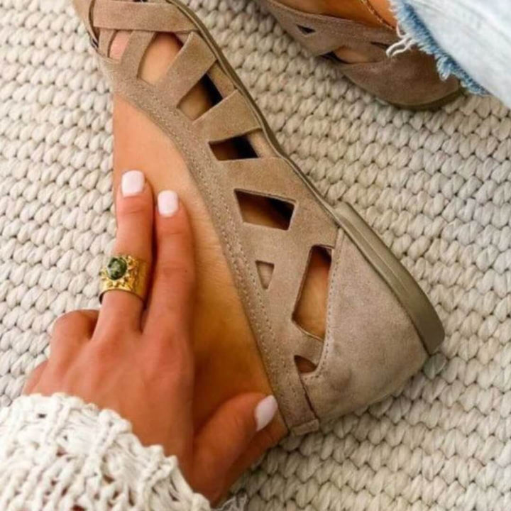Sperlonga Cutout Flat Women’s Sandals