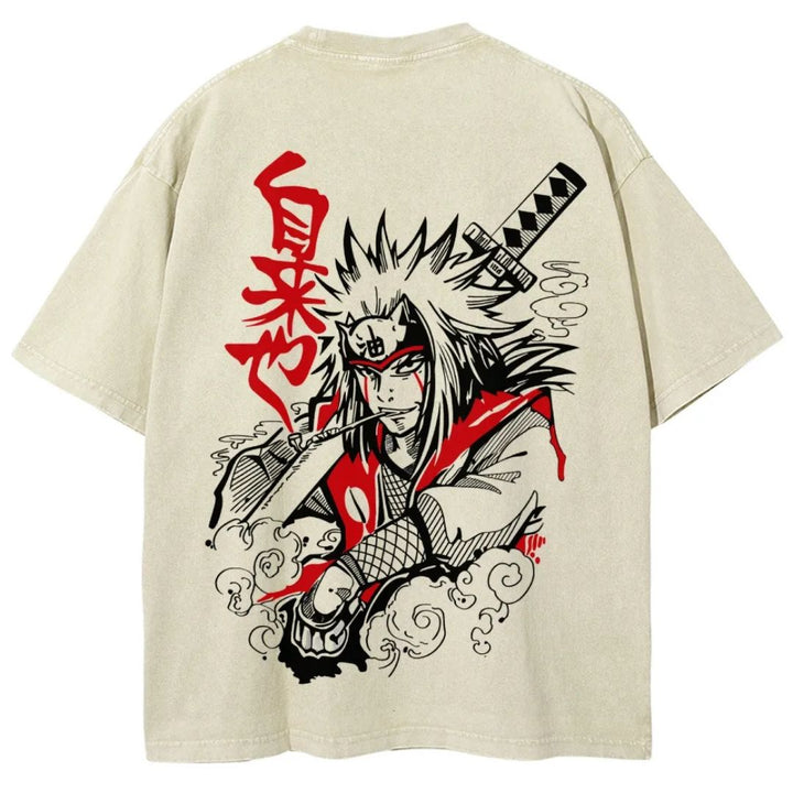 Naruto Sannin Jiraiya Washed T-shirt