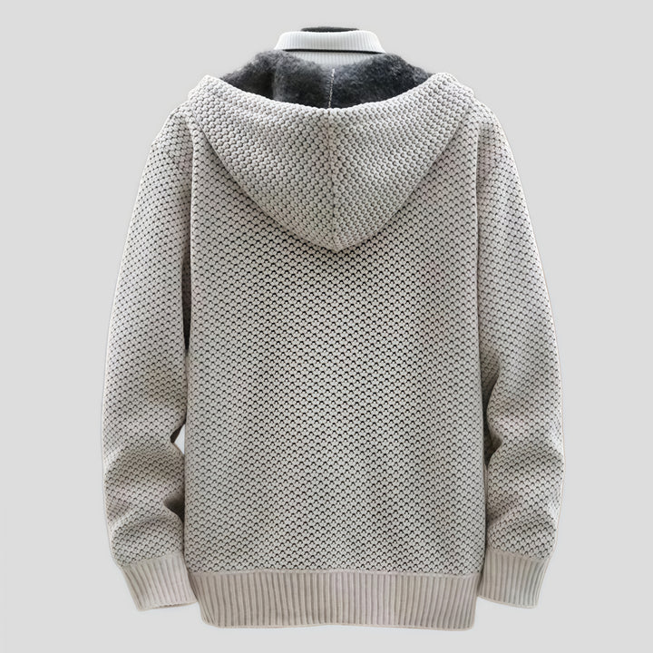 Nordic Haven Knit Hoodie